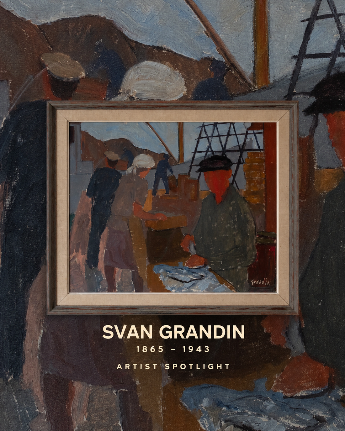 Svän Grandin: A Swedish Painter Guided by Color