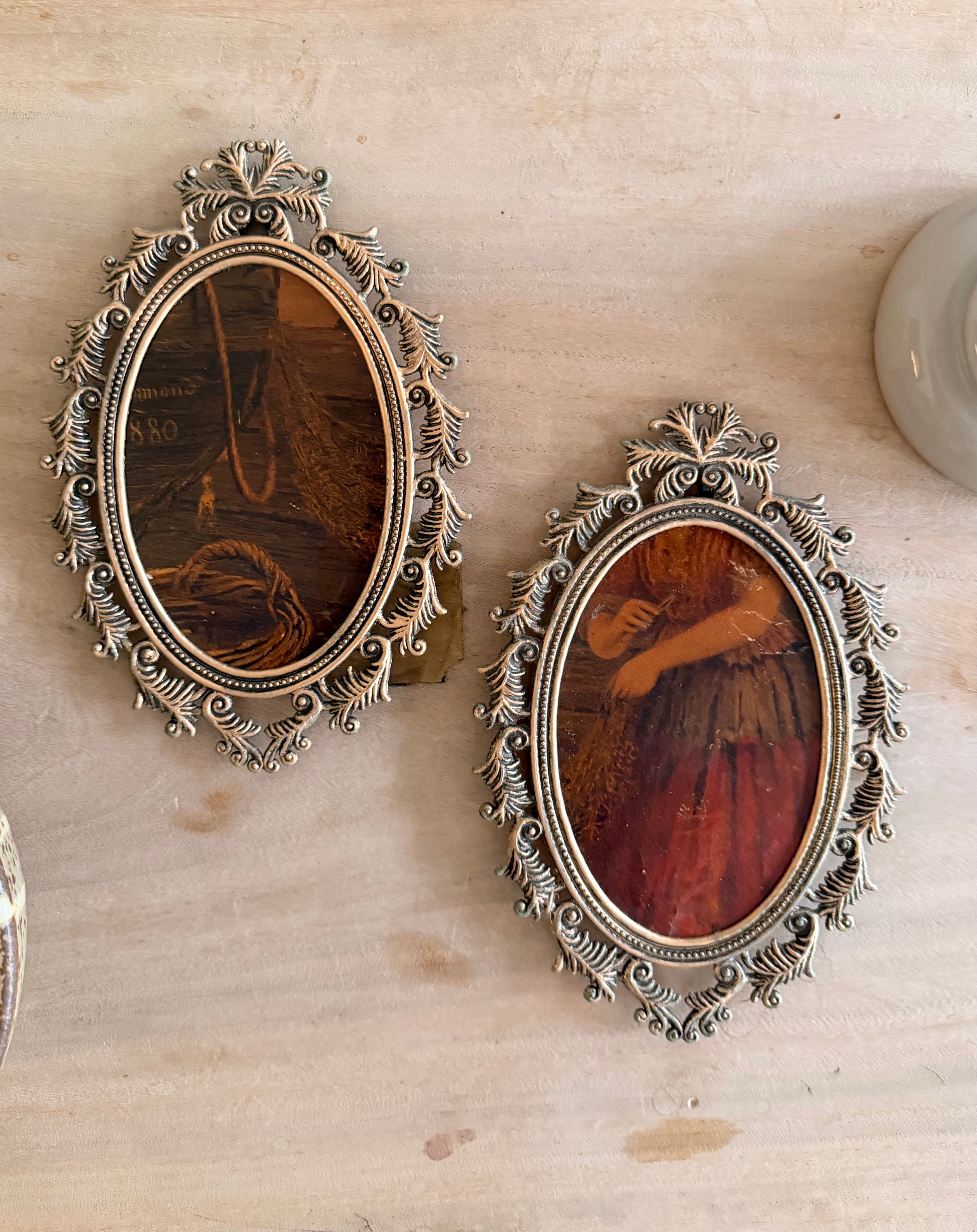 European Oil Fragment Pair c.1880