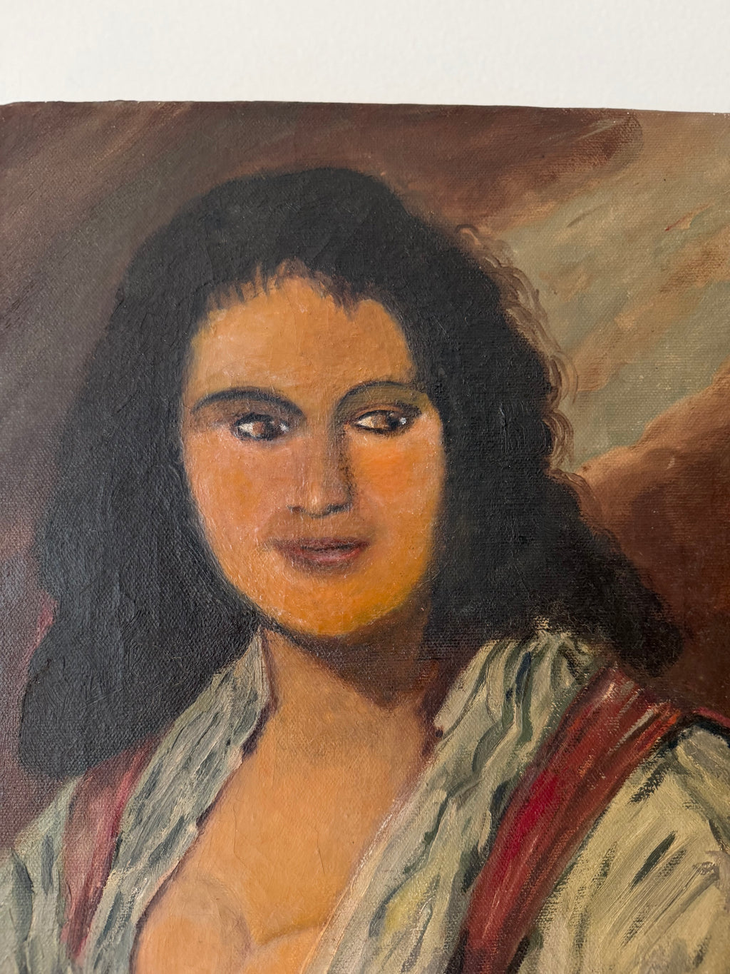 Vintage European Portrait of a Gypsy Woman