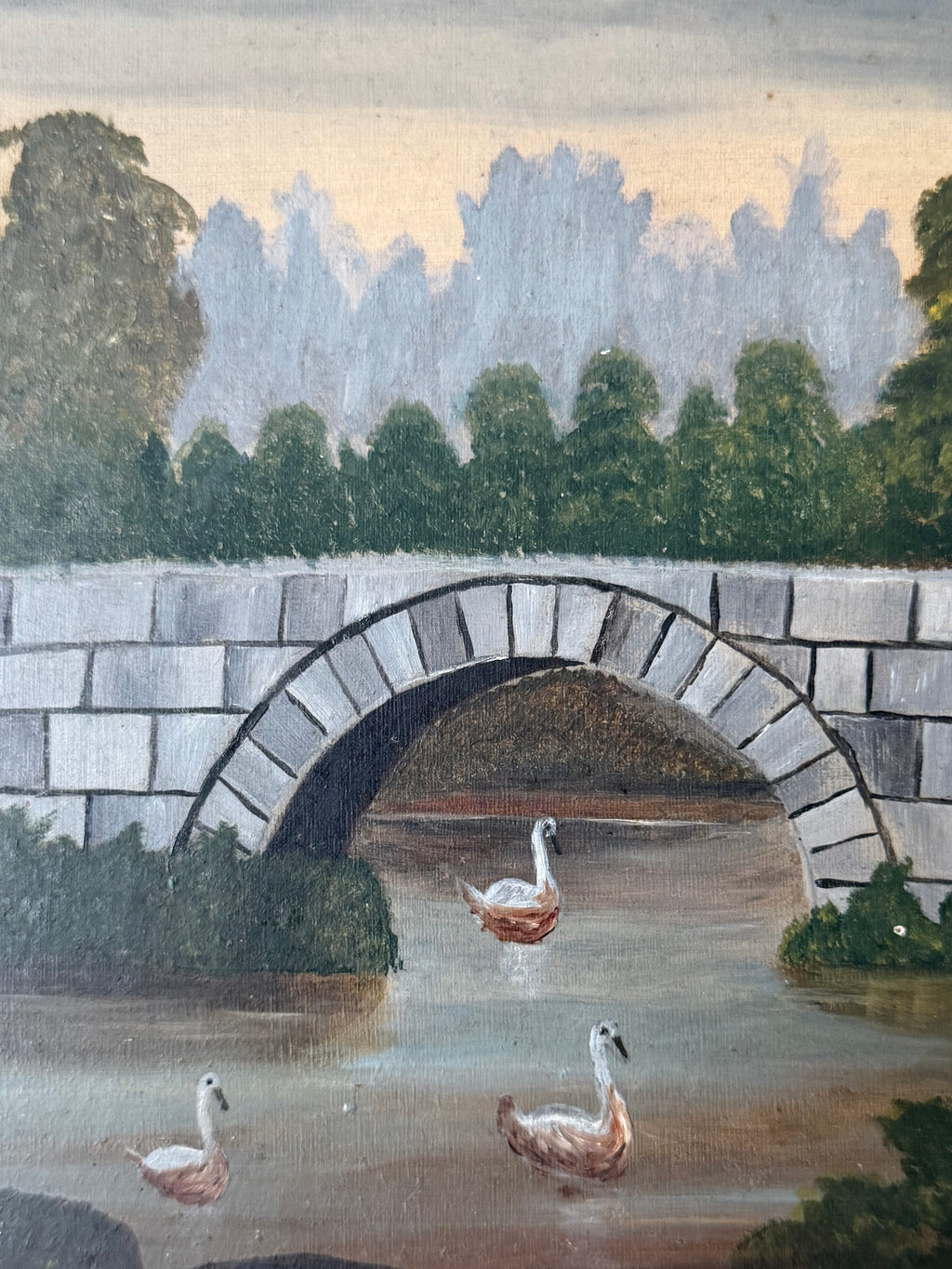 Stone Bridge & Swans