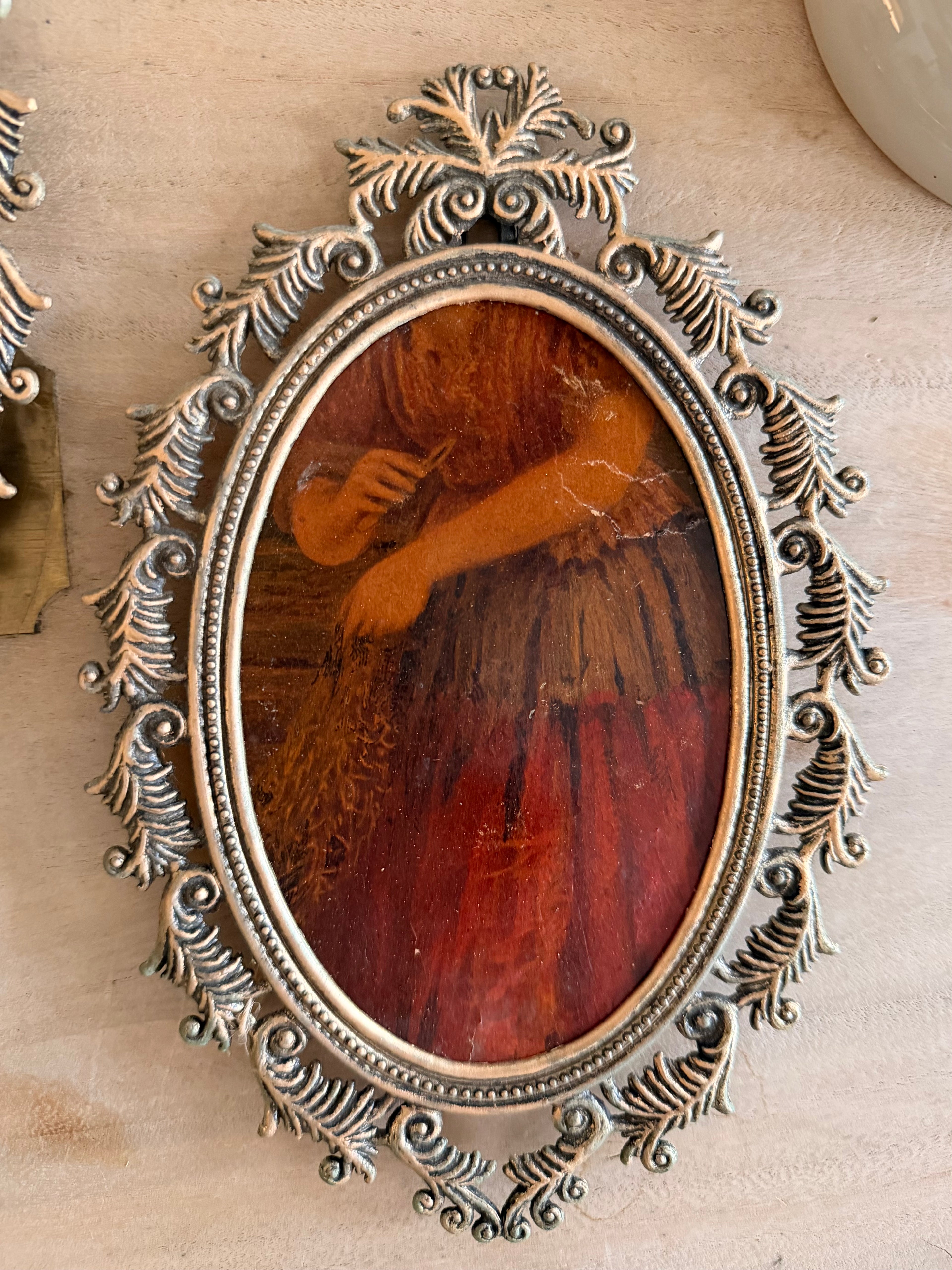 European Oil Fragment Pair c.1880