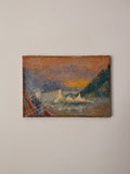 Vintage South American Impressionist Oil Painting | Coastal Landscape | Original