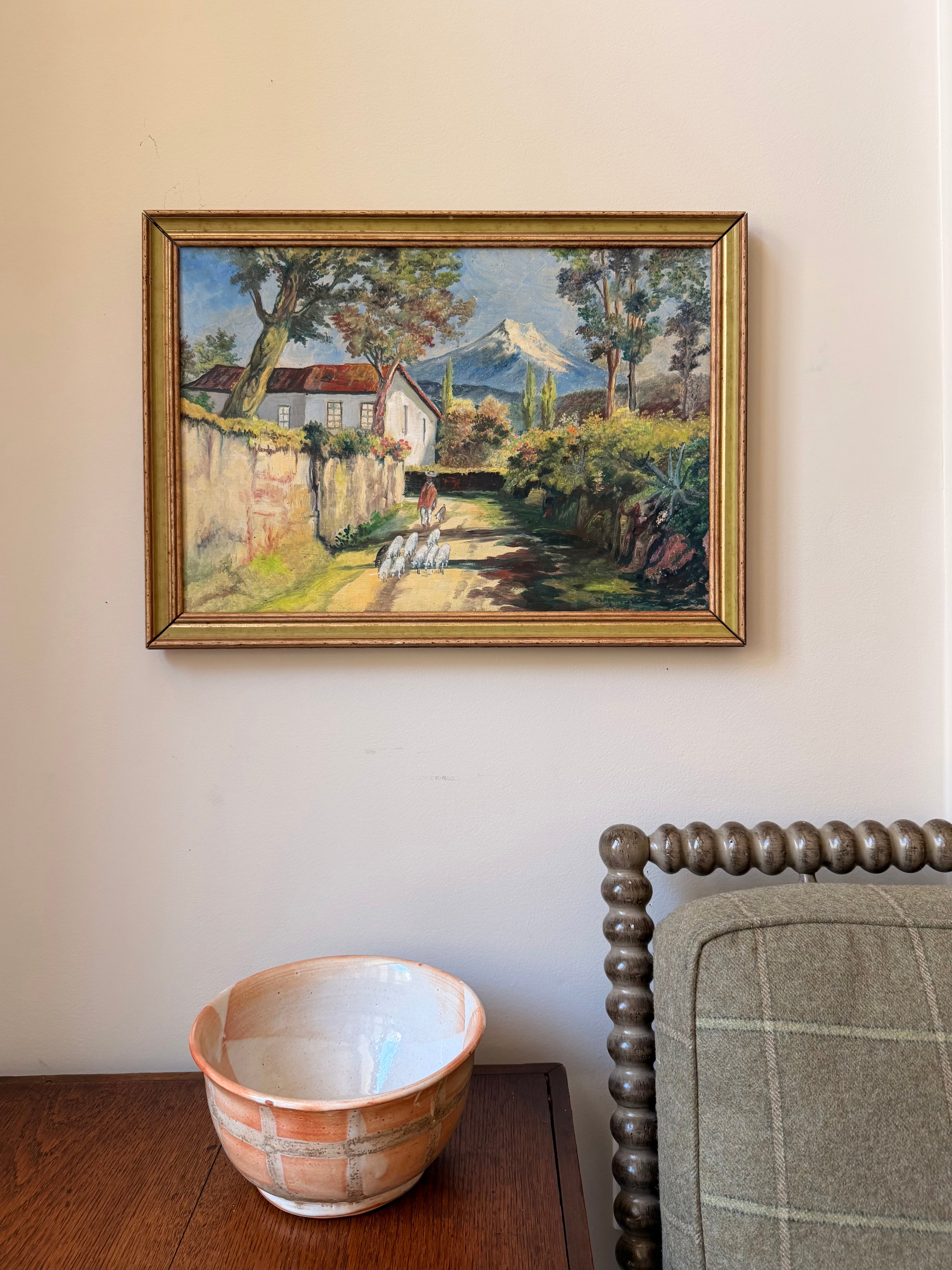 South American Village Landscape