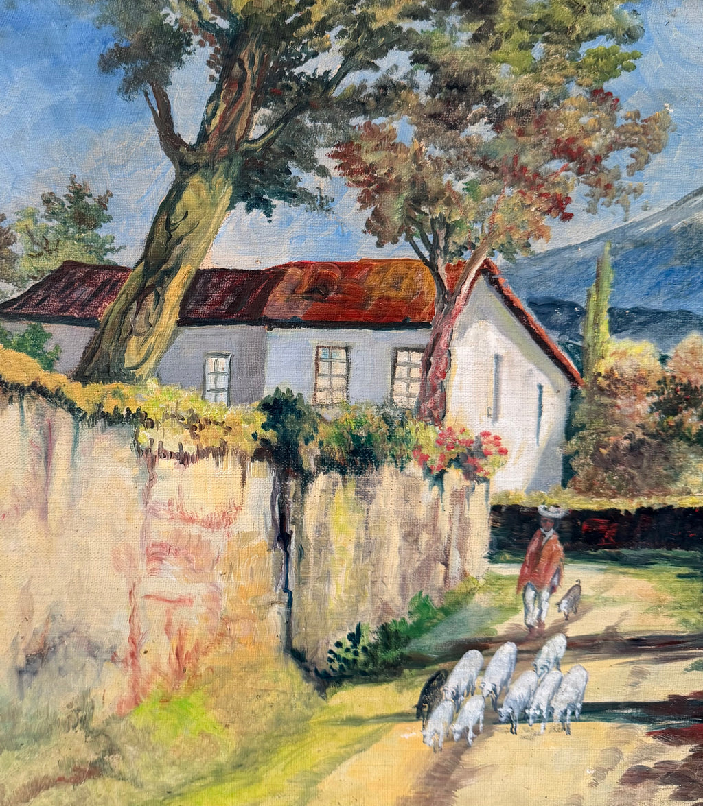 South American Village Landscape
