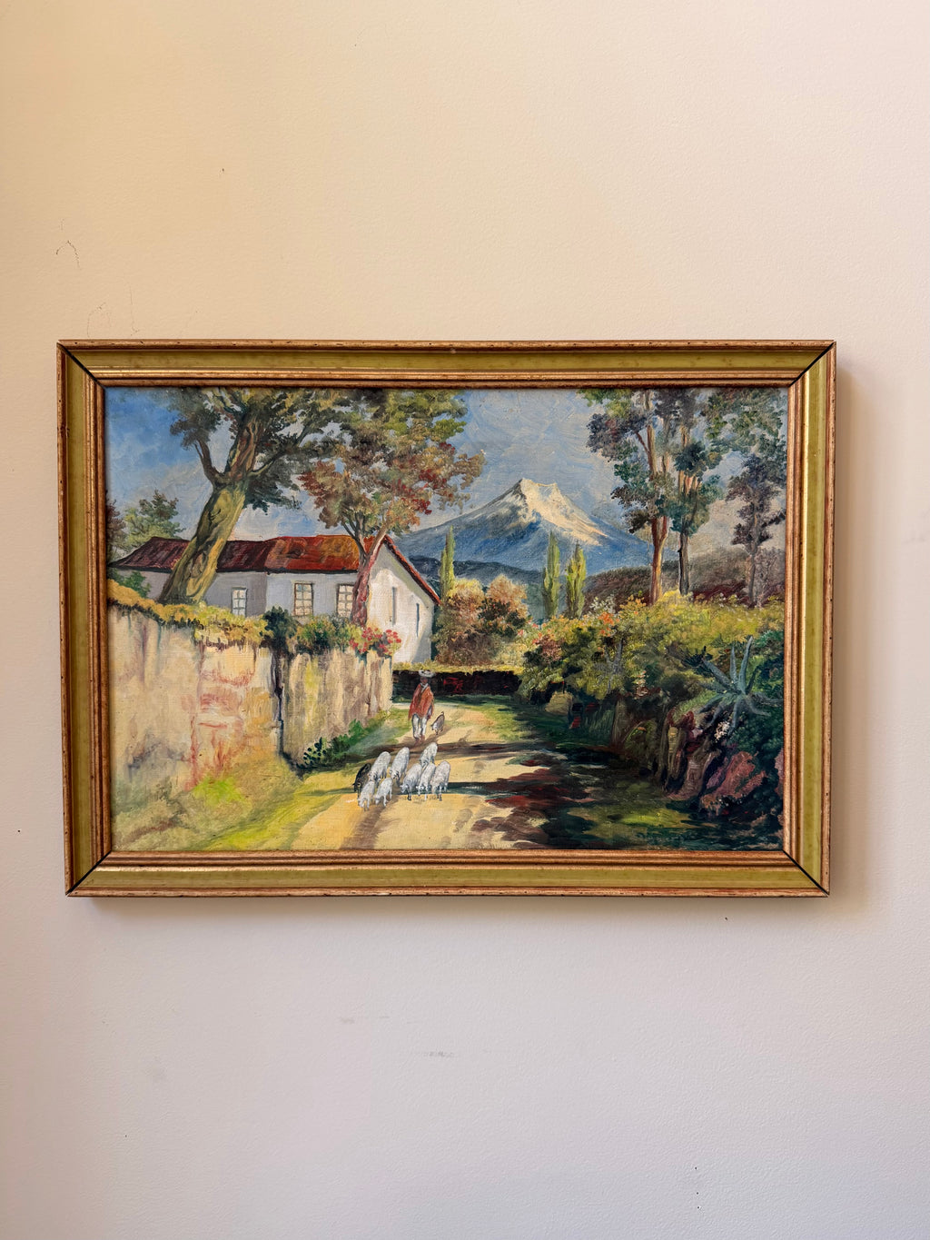 South American Village Landscape