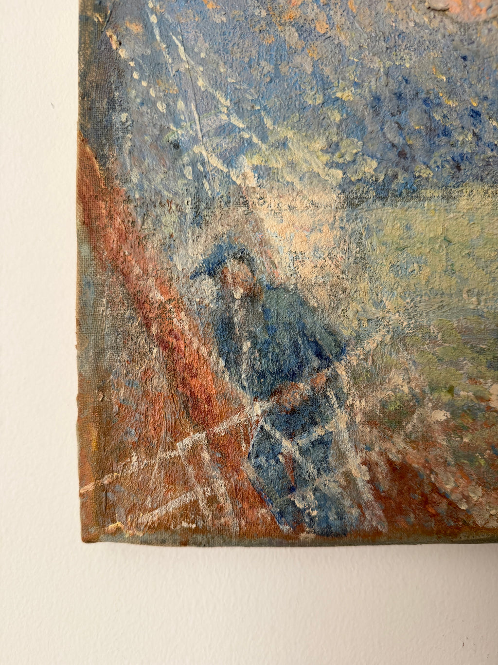 Vintage South American Impressionist Oil Painting | Coastal Landscape | Original