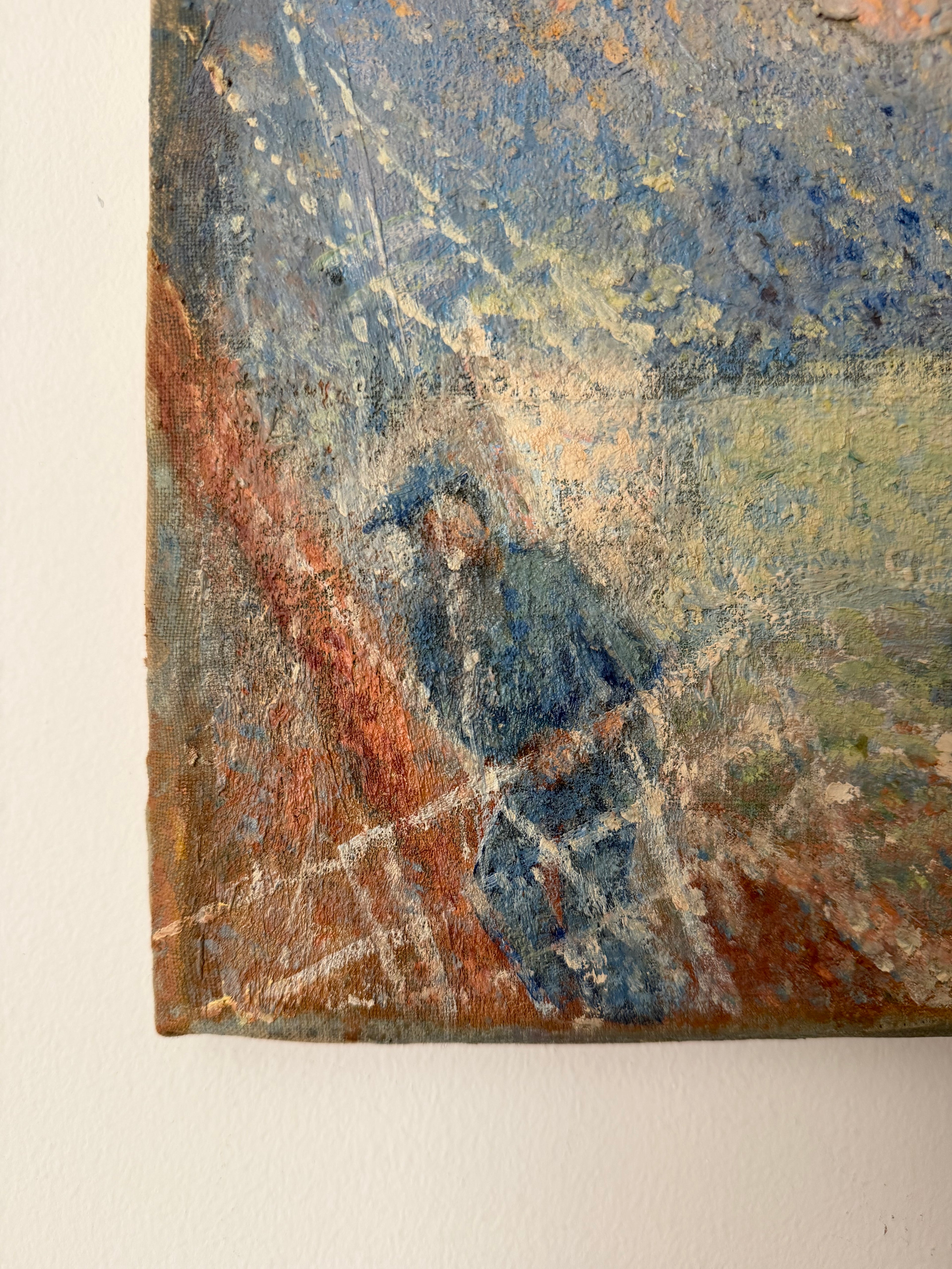 Vintage South American Impressionist Oil Painting | Coastal Landscape | Original