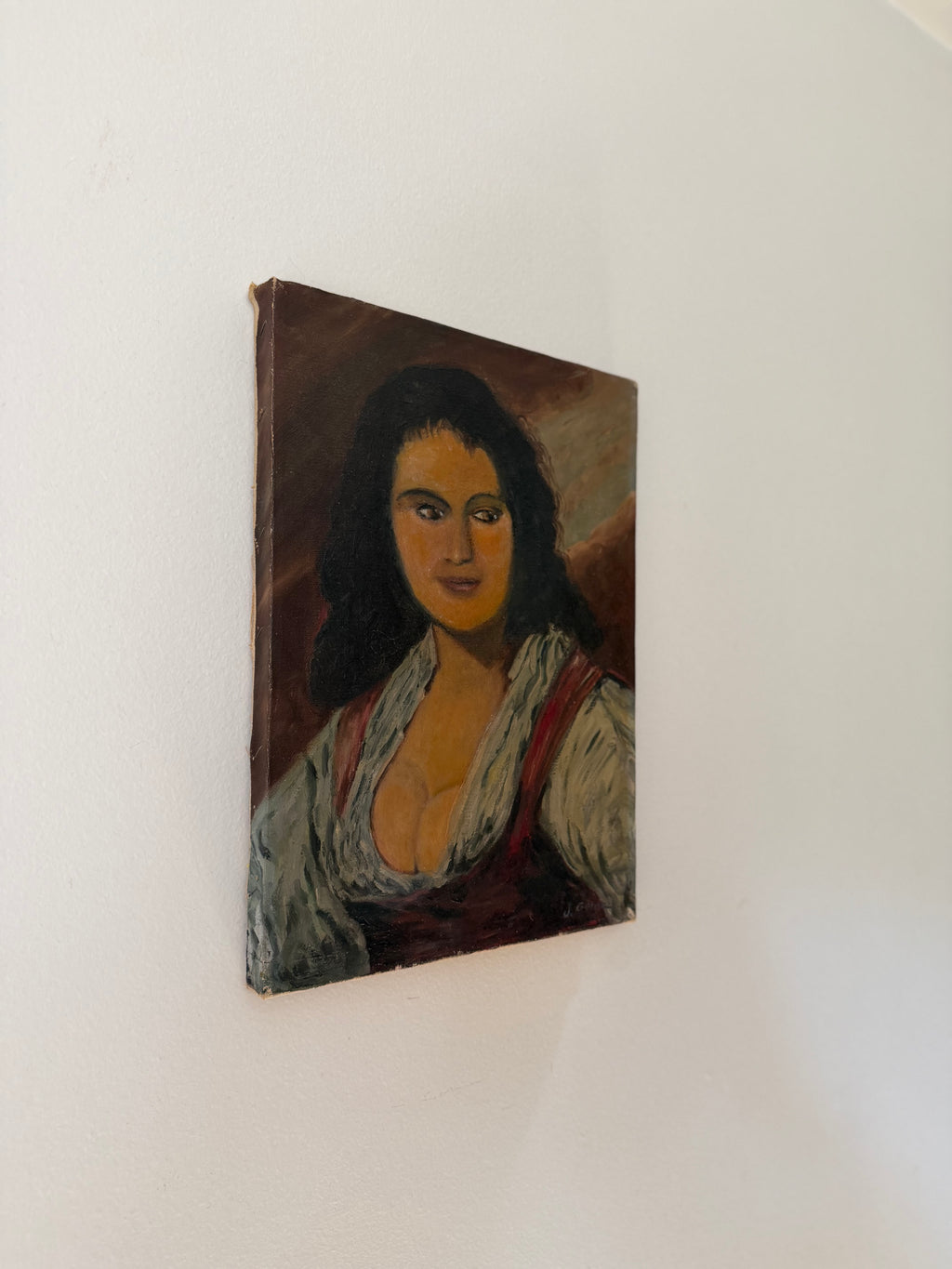 Vintage European Portrait of a Gypsy Woman