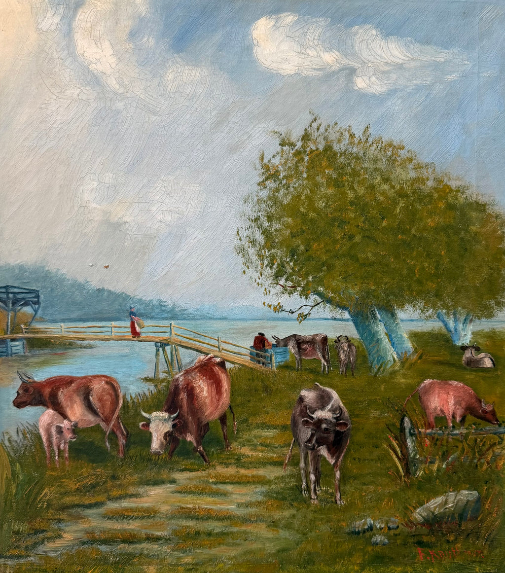 Grazing Cows