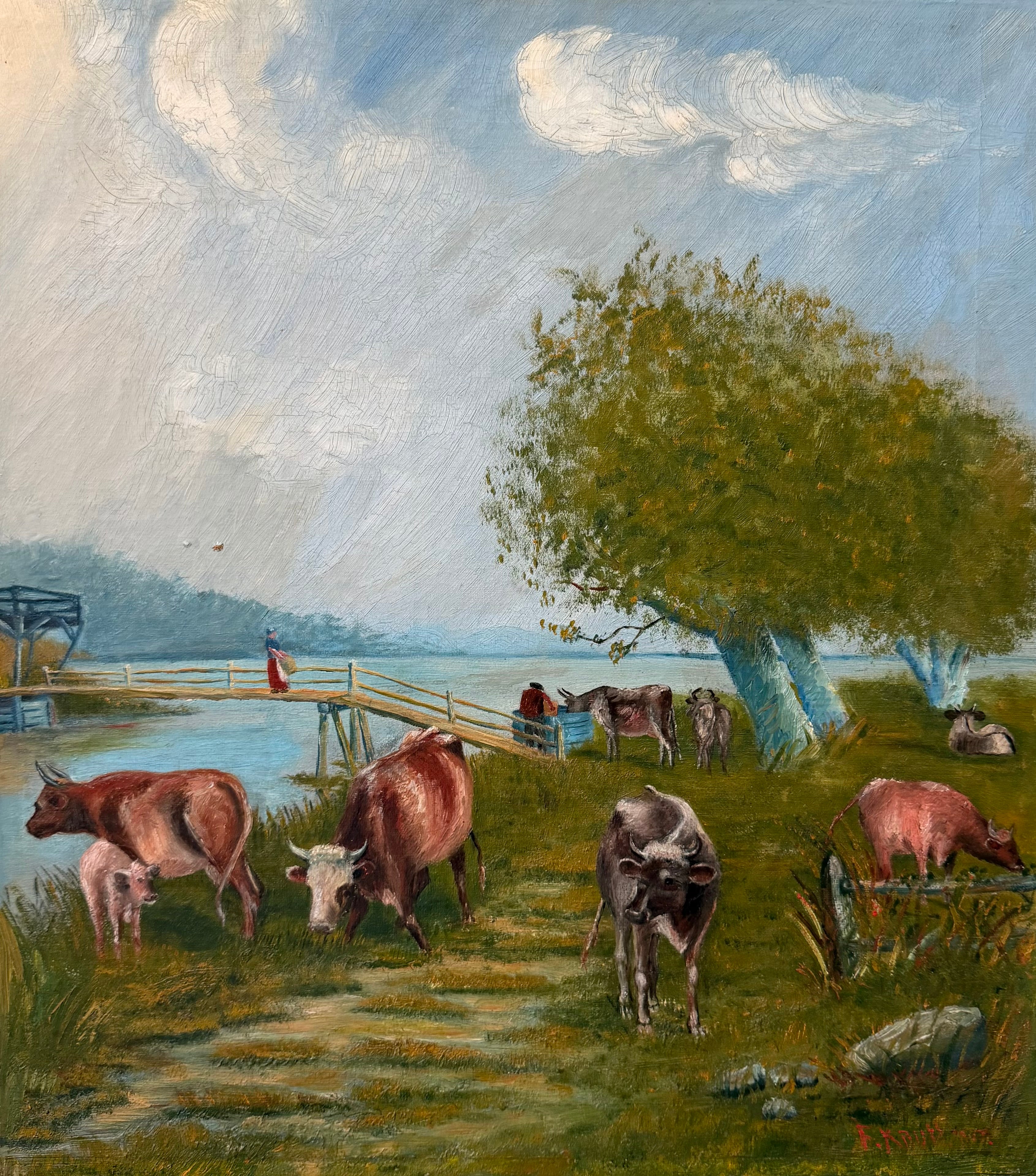 Grazing Cows